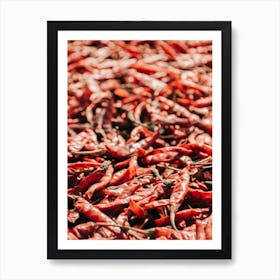 Mountains Of Red Pepper Art Print