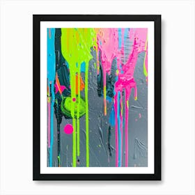 Splatter Painting Art Print