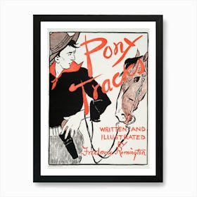 Pony Tracks (1895), Edward Penfield Art Print