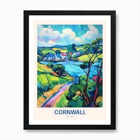 Cornwall England 5 Uk Travel Poster Art Print