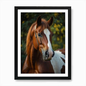 Horse Portrait Art Print