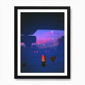 Purple Hour Art Print