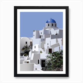 Santorini Greece Poster