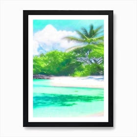 Ile Aux Nattes Madagascar Soft Colours Tropical Destination Art Print