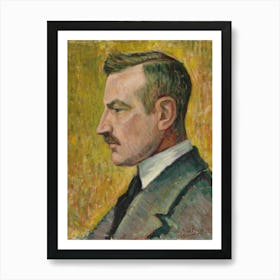 Portrait Of Artist Magnus Enckell, 1915, By Alfred William Finch Art Print