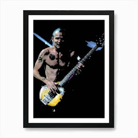 flea Red Hot Chili Peppers band music 1 Art Print