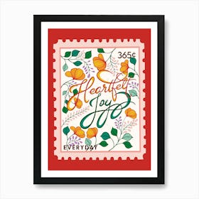 365 Days Collection - Heartfelt Joy Art Print