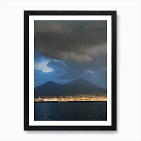 Vesuvius Mount Volcano Vesuvio Naples Italy Italia Italian photo photography art travel Art Print