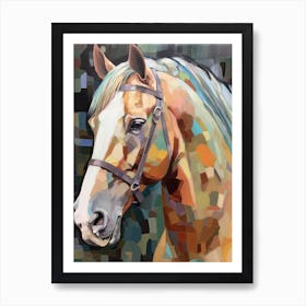 Horse Head Oil Painting Art Print