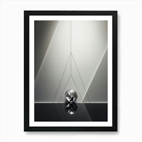 Minimalist Geometry Abstract Illustration 29 Art Print