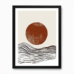 Würzburg Curves - Minimalist Bauhaus Art Print