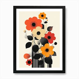 Flowers In A Vase 21 Art Print