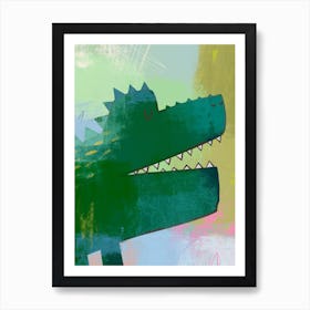 Crocodile Art Print