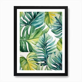 Tropical Leaves 7 Art Print