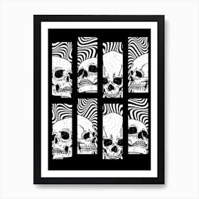 Skulls Collection Art Print