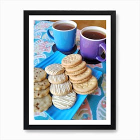 Cookies And Tea Art Print