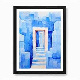 Blue Door 33 Art Print