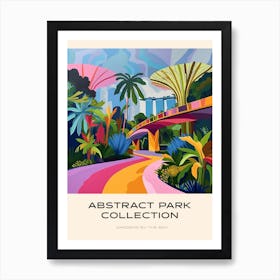 Abstract Park Collection Poster Gardens By The Bay Singapore 5 Art Print