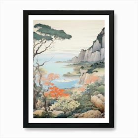 Iriomote Island In Okinawa, Ukiyo E Drawing 1 Art Print