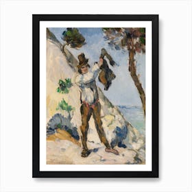 Man With A Vest, Paul Cézanne Art Print