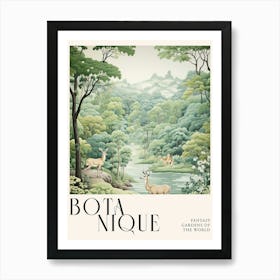 Botanique Fantasy Gardens Of The World 23 Art Print