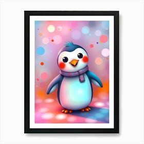 Waddleberry McFlap: A Cute Penguin Artwork For Children Art Print