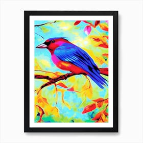 Bird On A Branch Art Print