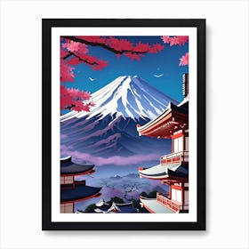 Fuji Art Art Print