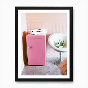 Pink Motel on Film Art Print