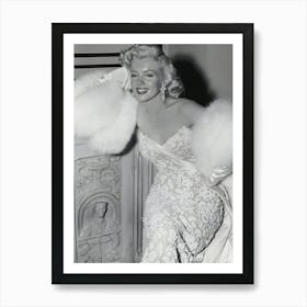 American Actor Marilyn Monroe Vintage Art Print