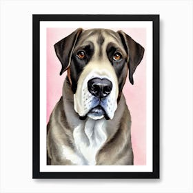 Cane Corso Watercolour Dog Art Print