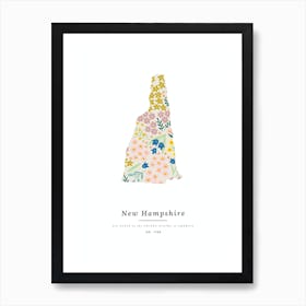 New Hampshire | Wildflower Mix Art Print