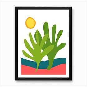 Desert Cacti Art Print