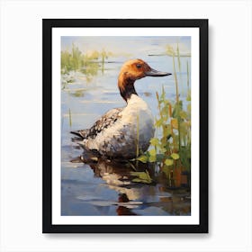 Bird Painting Loon 2 Art Print