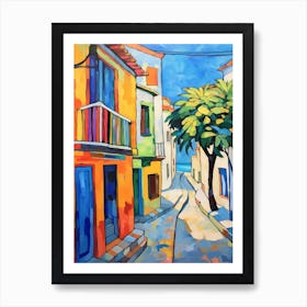 Limassol Cyprus 2 Fauvist Painting Art Print