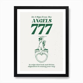 777 Art Print