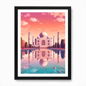 Taj Mahal Agra India Art Print