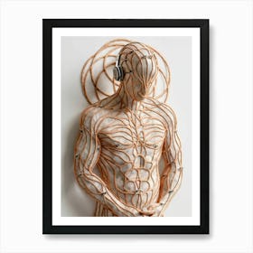 Wire Sculpture 1 Art Print