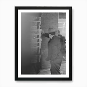 Untitled Photo, Possibly Related To Merchant Talking To Prospective Customer, Laurel, Mississippi By Russe Art Print