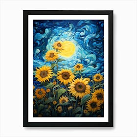 Sunflowers Wall Art Art Print