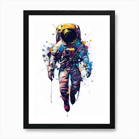 Astronaut Canvas Print 14 Art Print