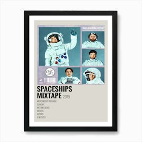 Spaceships Μιχταρε 2019 Poster Art Print