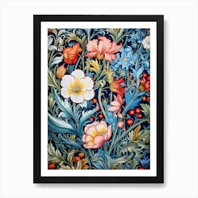 William Morris Floral Art Print