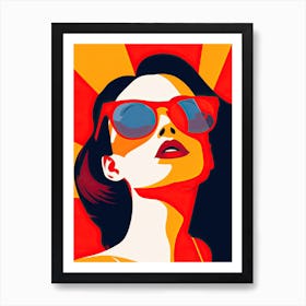 American Woman: Pop Art USA Art Print