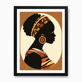 Portrait Of African Woman 14 Art Print