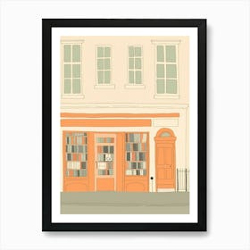 London The Book Nook Pastel Colours 2 Art Print