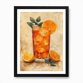 Orange Iced Tea 9 Art Print