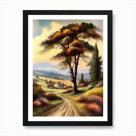 Landscape Painting 18 Art Print