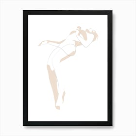 12A Line Figure Art Print