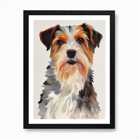 Glen Of Imaal Terrier 4 Watercolour Dog Art Print